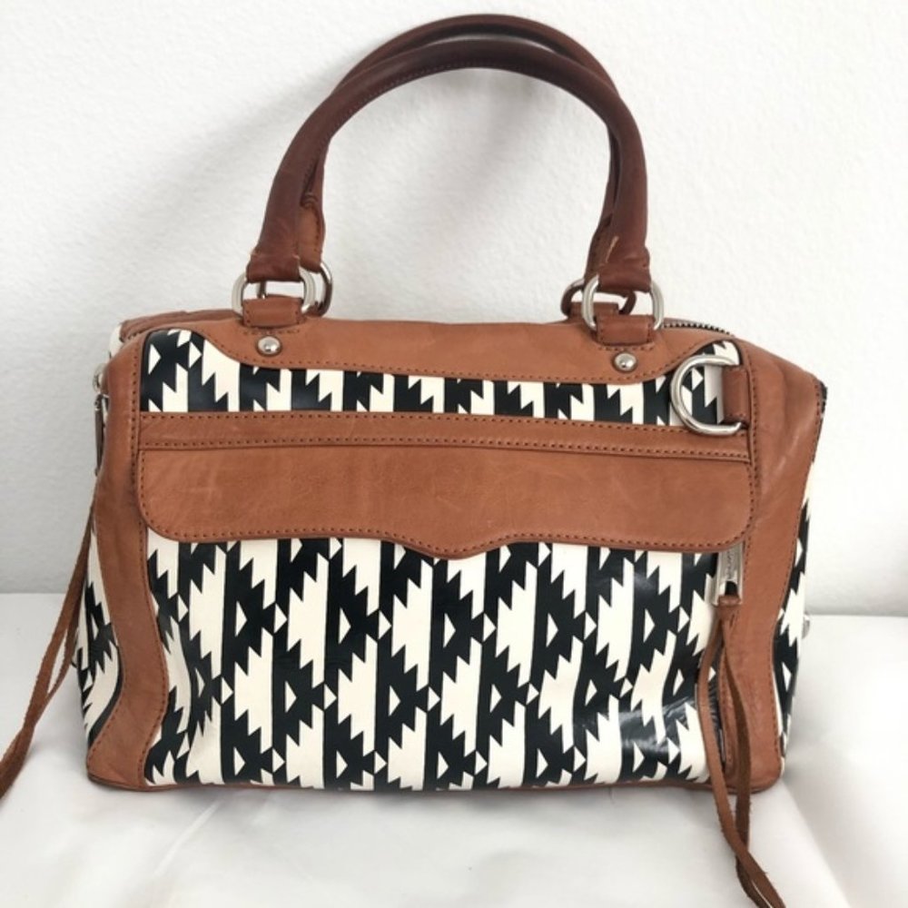 Rebecca Minkoff Mab Aztec print satchel purse